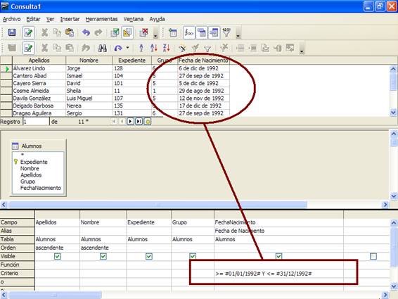 Uso del operador Y en un mismo campo