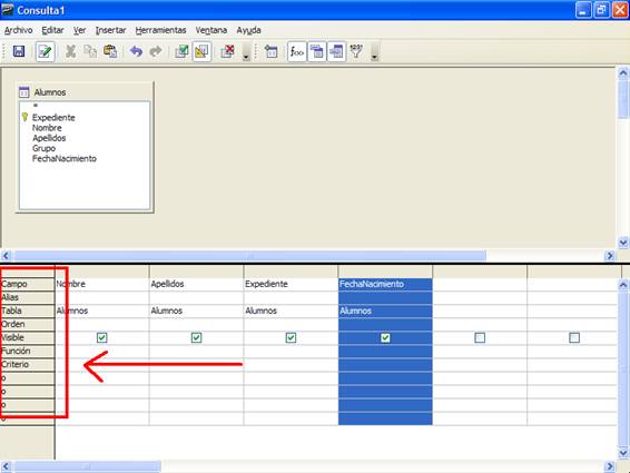 Elementos de la rejilla de diseño