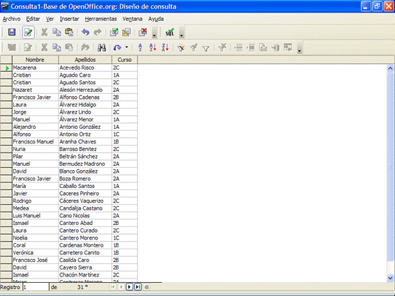 Otro ejemplo de vinculación de varias tablas