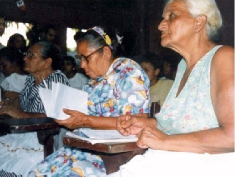 Alumnas del Programa de Alfabetización y Educación Básica de Personas Adultas de Nicaragua