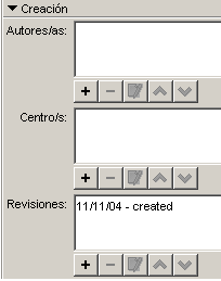 Apartado Creación de la pestaña Proyecto]