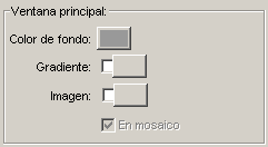 Configuración de la ventana principal