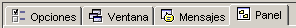 Pestaña Panel