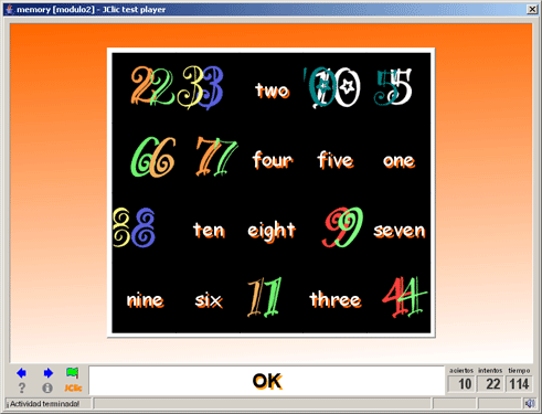 Aspecto que debe tener la actividad una vez resuelta