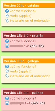 Selección de versión e idioma del proyecto