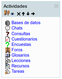 Diferentes actividades