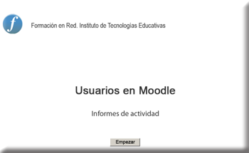Vídeo tutorial Perfil Personal. Informe de actividad