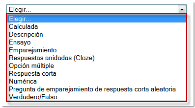 Tipos de preguntas para un cuestionario
