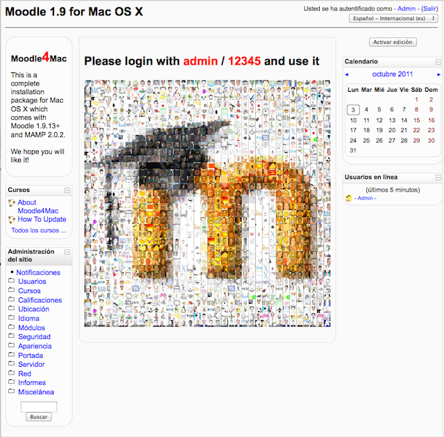 Moddle4mac en español 