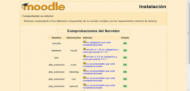 Validando la instalación