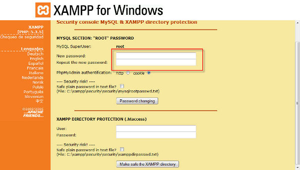 Seguridad: chequeo de seguridad