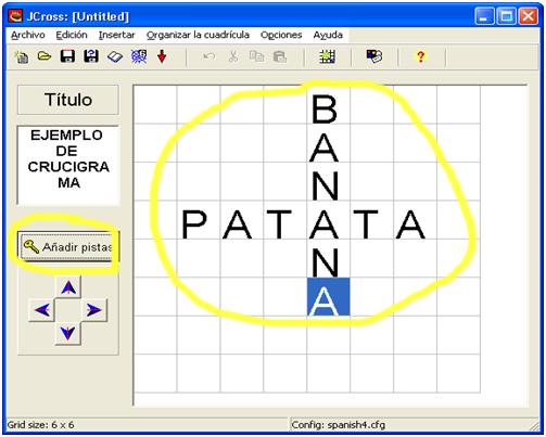 Captura de pantalla JCross