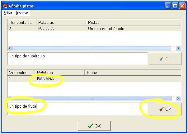 Captura de pantalla añadir pistas 