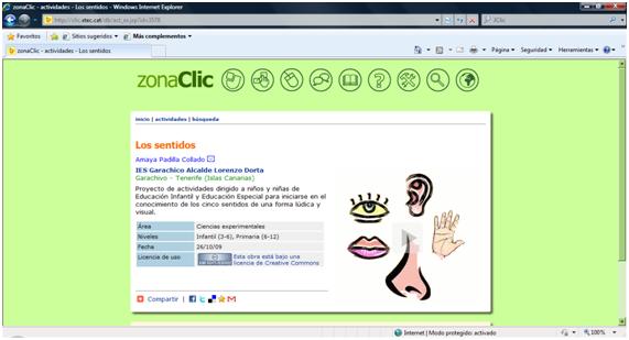 Captura de pantalla  ZONACLIC 