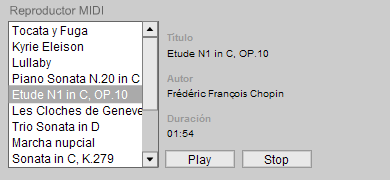 Reproductor de MIDIs
