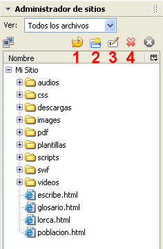 Administrador de sitios