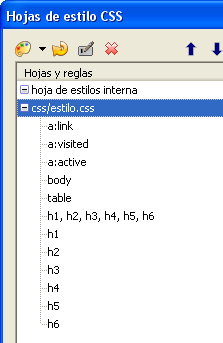 Hojas de estilo CSS
