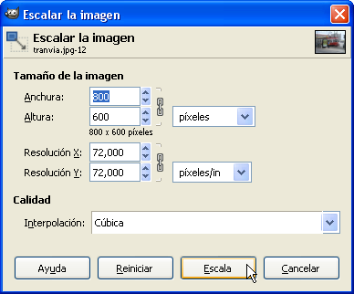 Escalar imagen