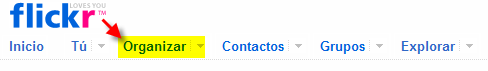 Organizador de Flickr