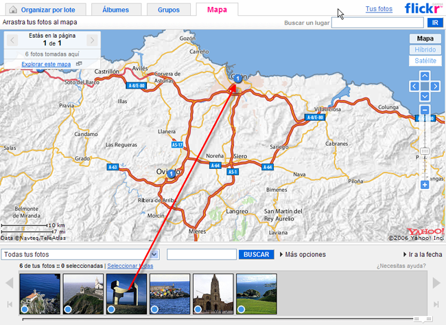 Mapa de Flickr