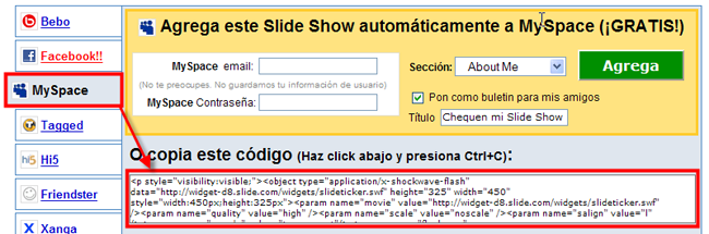 Copiar código embed