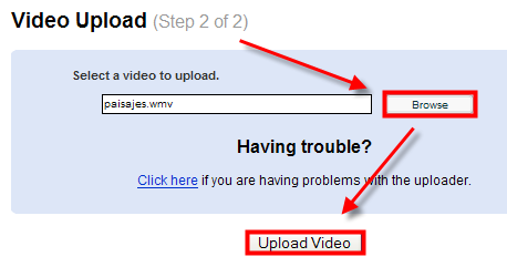 Video Upload